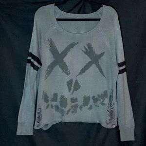 Hot Topic Grey Suicide Squad Sweater, Size 1X